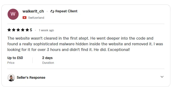 5-star review screenshot 1